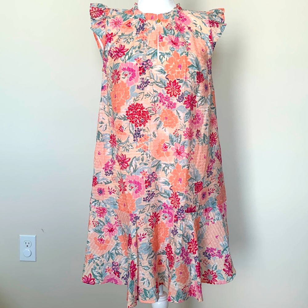NWT Loft Sleeveless Floral Dress XS